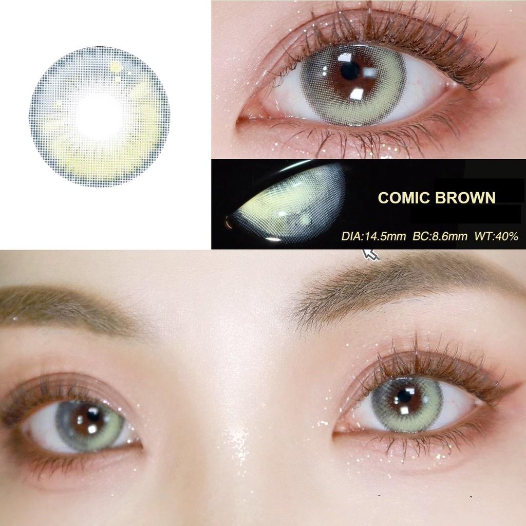 1 par de lentes de contato coloridas Yashiro Nene Cosplay 12 meses