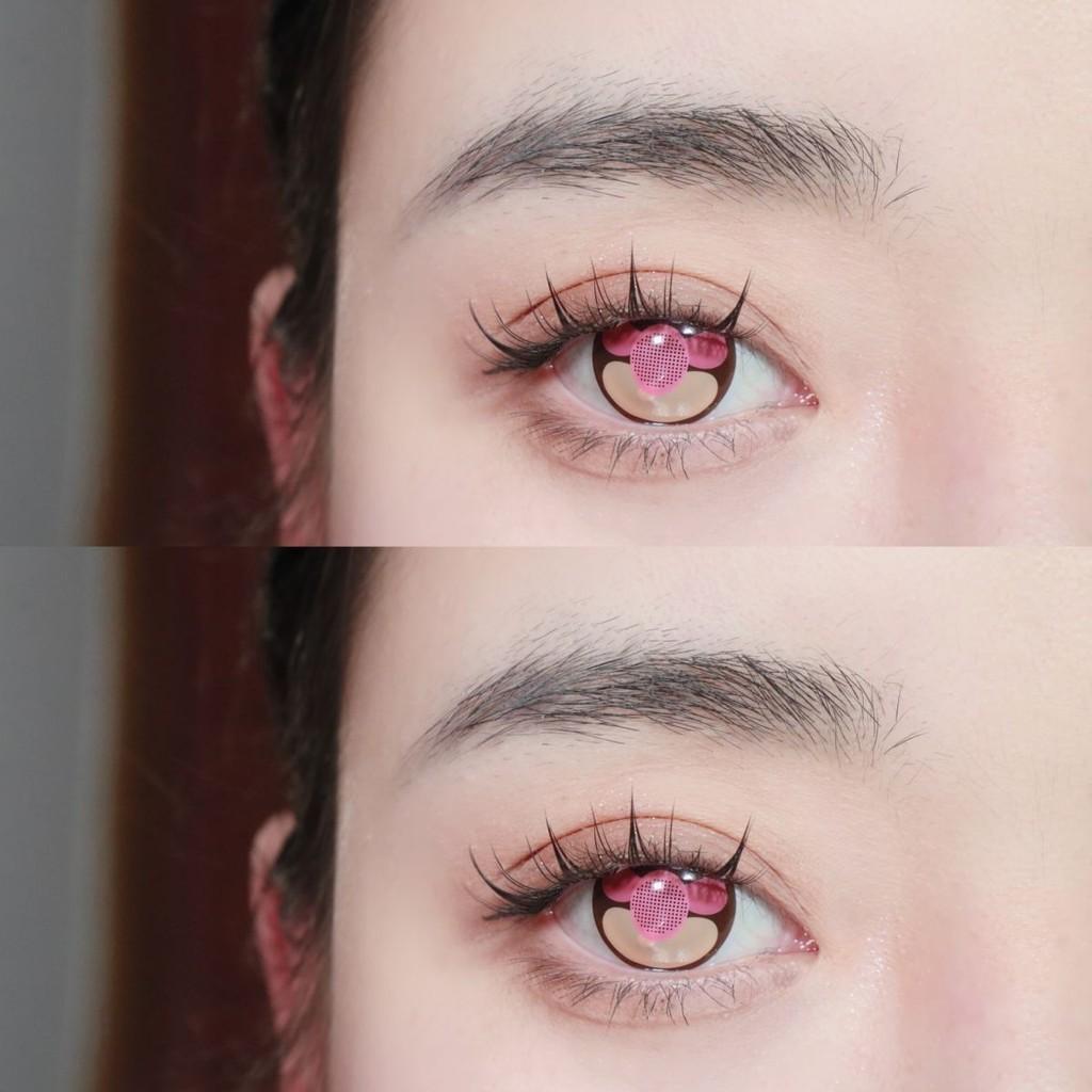 1 par de lentes de contato coloridas Yashiro Nene Cosplay 12 meses